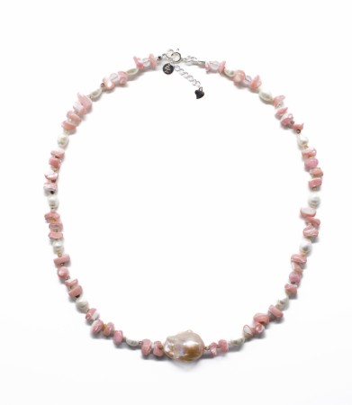 Pink Strawberry Necklace